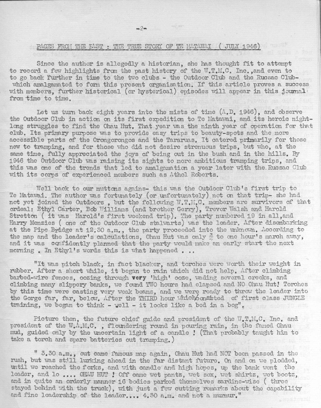 Scanned journal page 1 of 2: Pages from the East: The True Story of Te Matawai (July 1946)