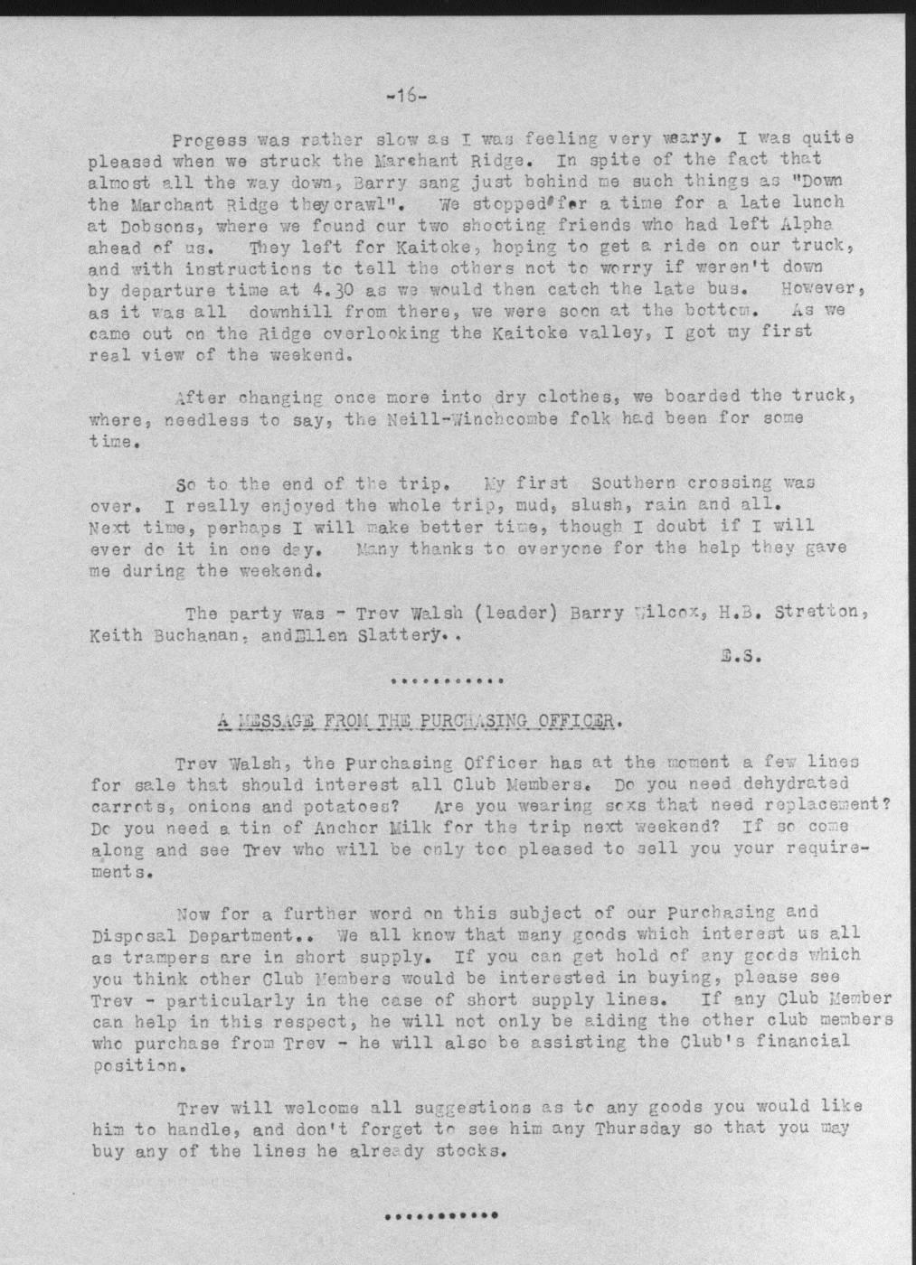 Scanned journal page 2 of 2: Southern Crossing (First Impressions)