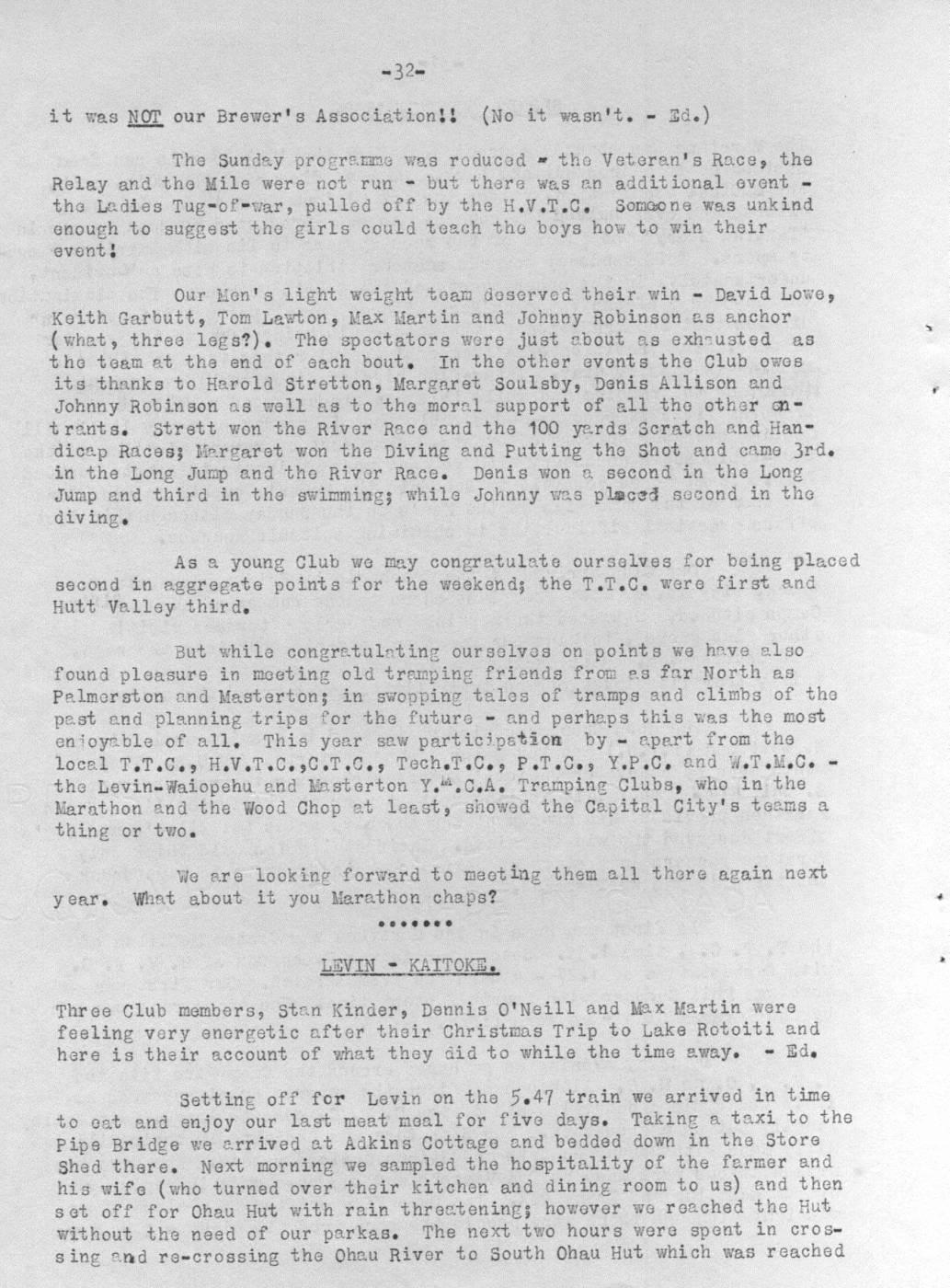 Scanned journal page 1 of 3: Levin : Kaitoke