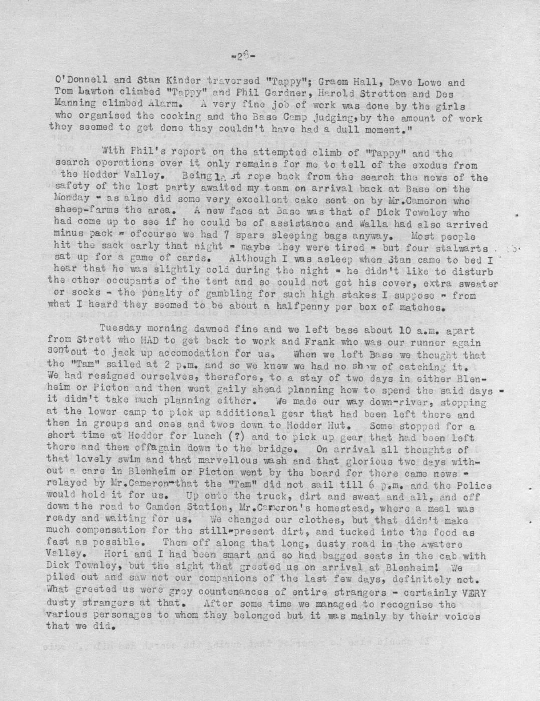 Scanned journal page 4 of 5: Set Misery (Easter 1949)