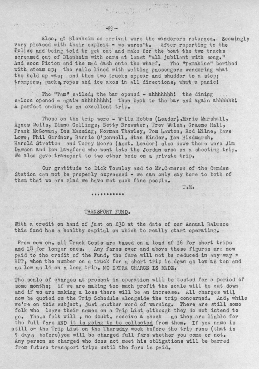 Scanned journal page 5 of 5: Set Misery (Easter 1949)