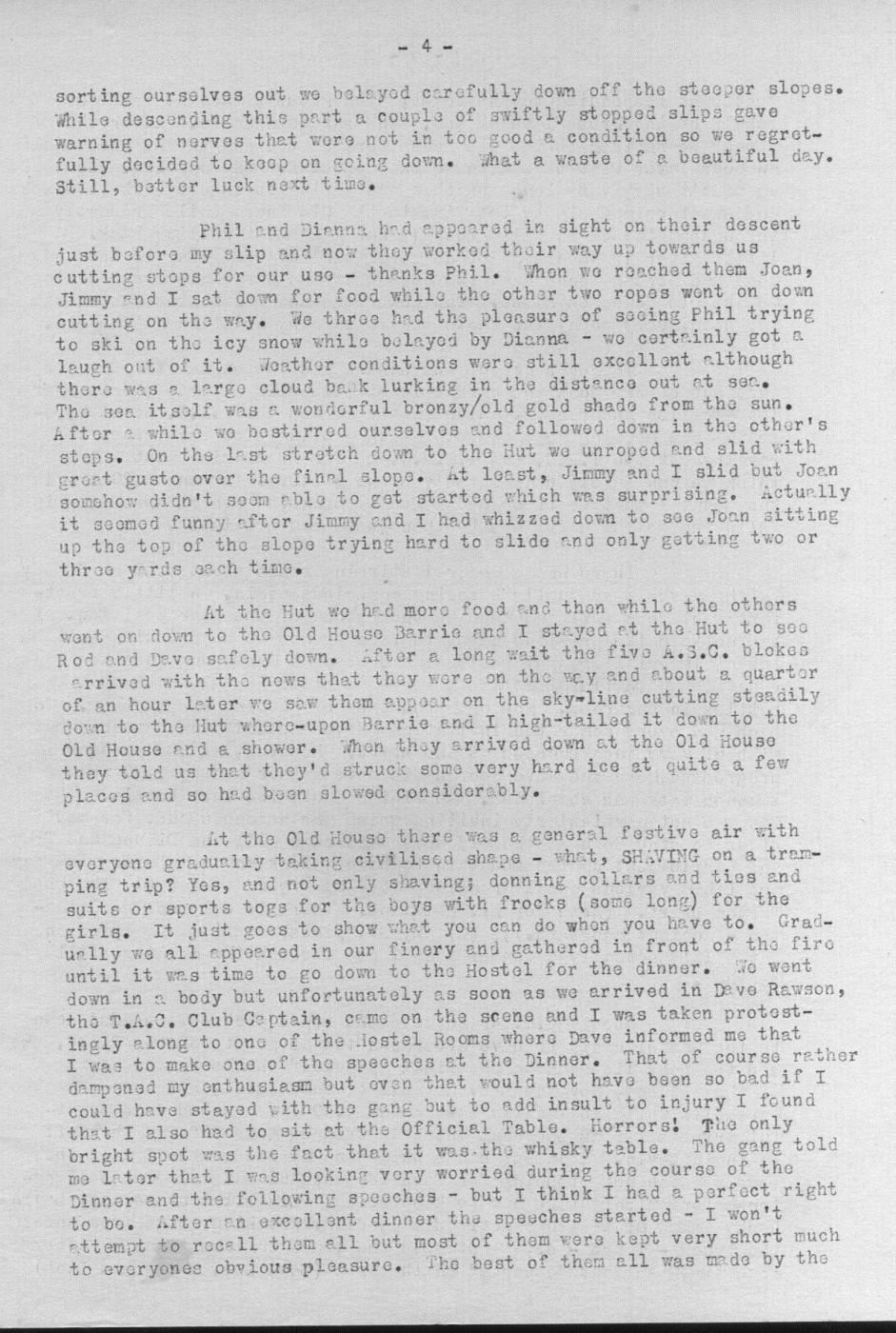 Scanned journal page 3 of 5: North Mt Egmont (Taranaki Alpine Club Re-Union)