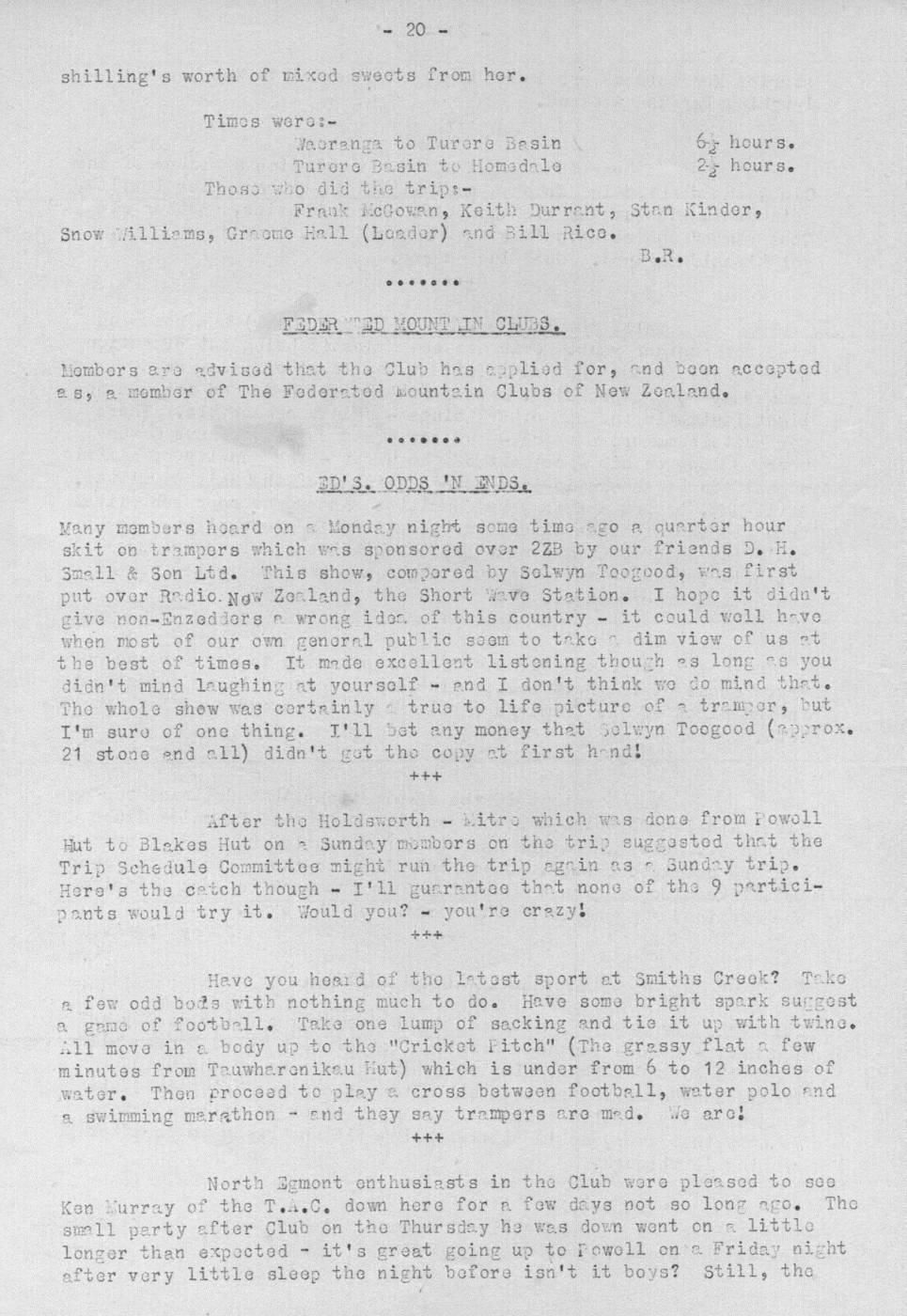 Scanned journal page 2 of 2: Waeranga - Turere - Homedale