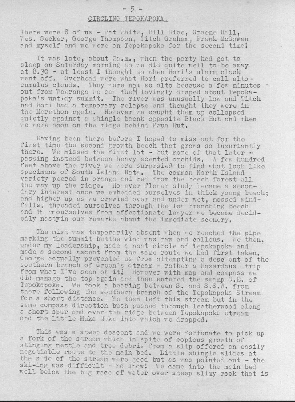 Scanned journal page 2 of 2: Excursion to Te Kaminaru Bay