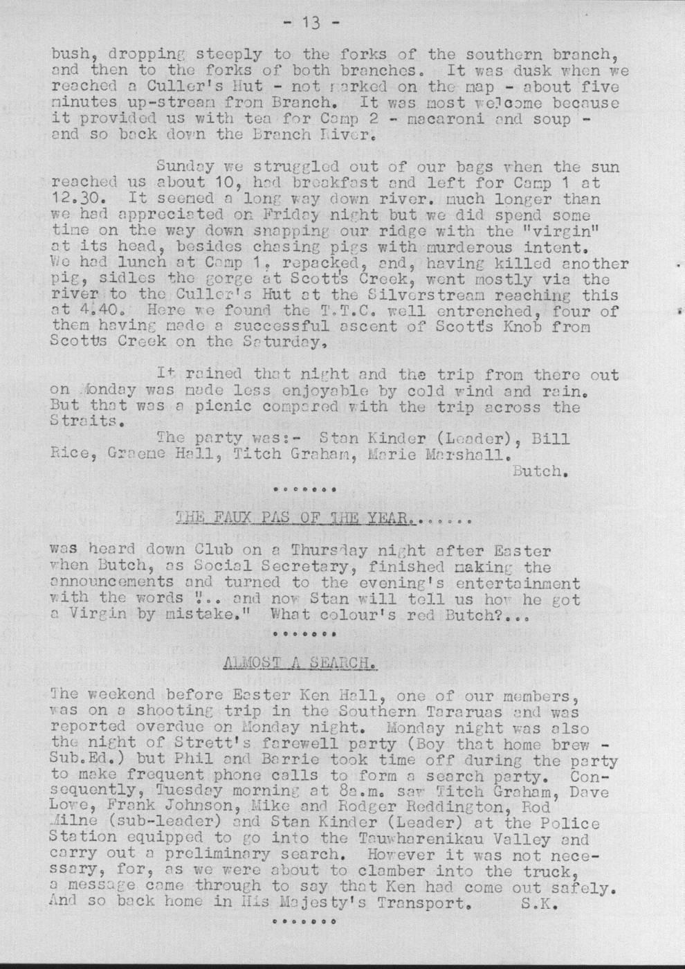 Scanned journal page 5 of 5: In Search of a Virgin (Peak)