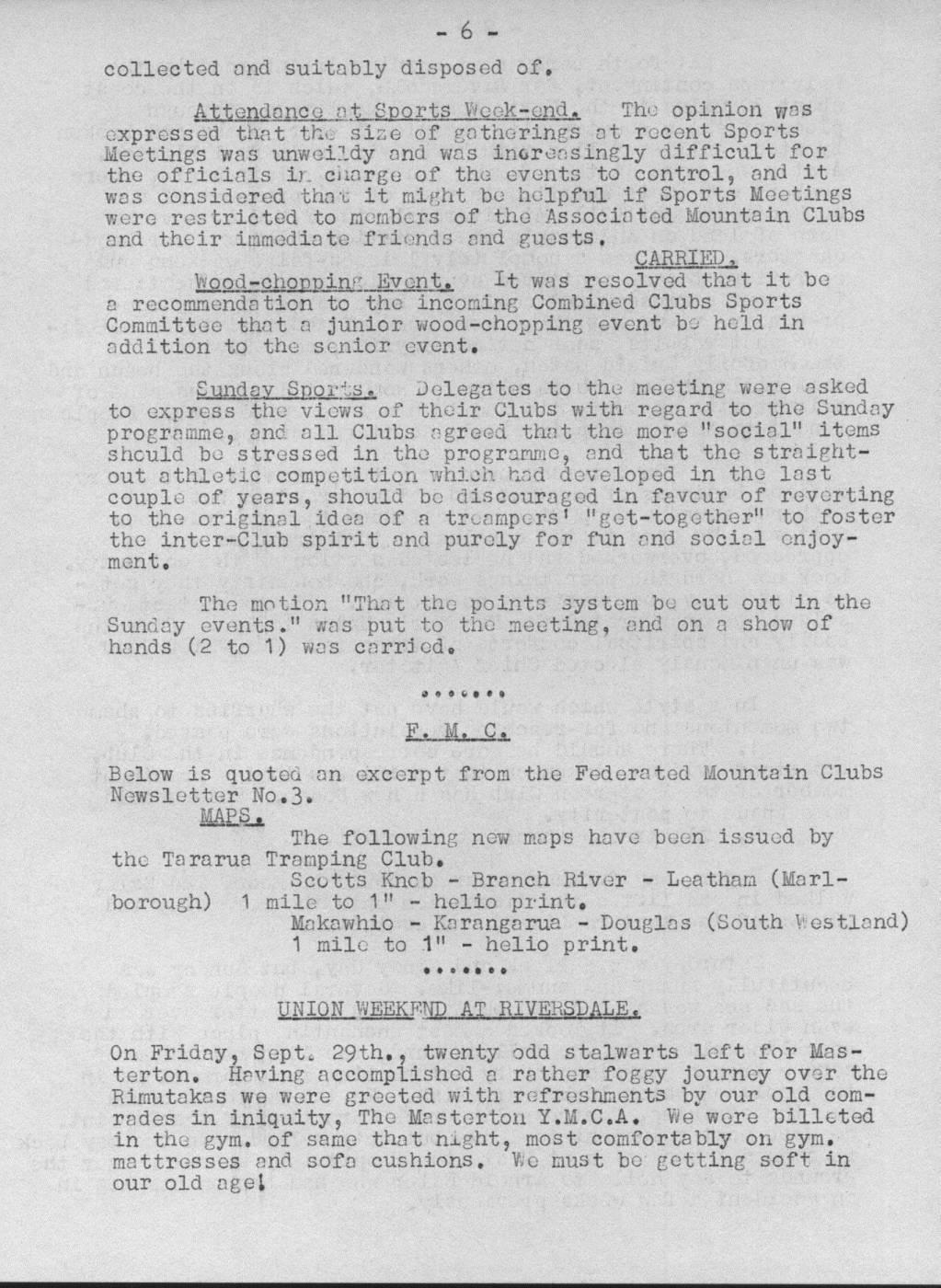 Scanned journal page 1 of 3: Union Weekend at Riversdale