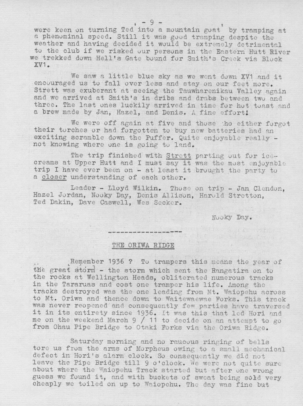 Scanned journal page 2 of 2: Marchant - Alpha - Eastern Hutt