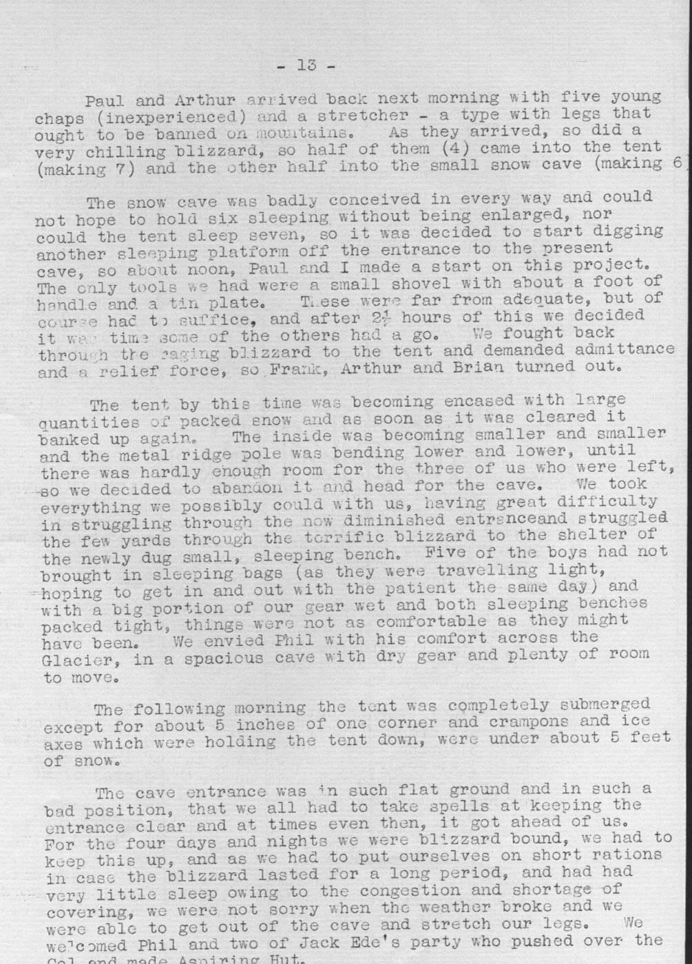 Scanned journal page 7 of 9: Xmas Under Mount Aspiring