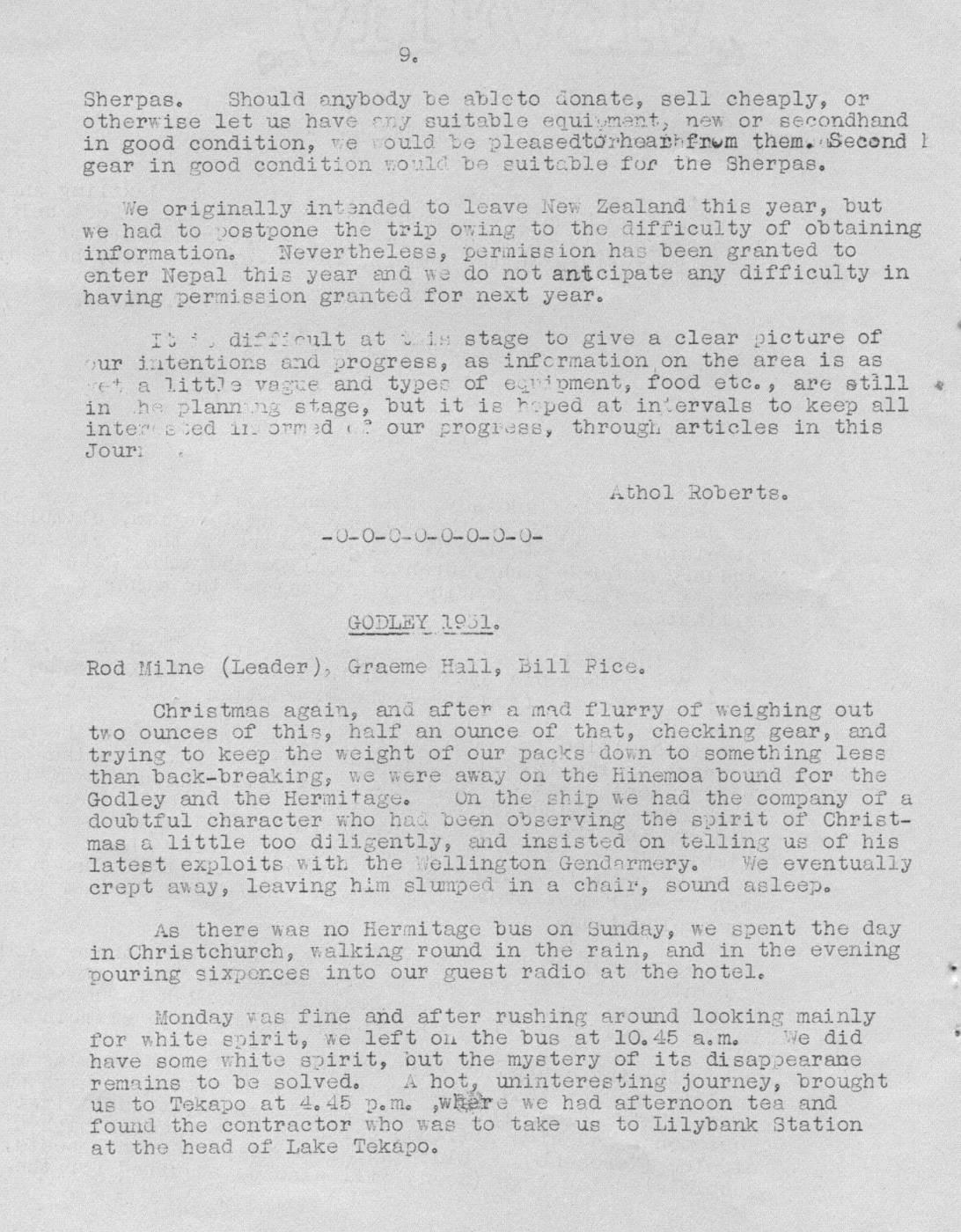 Scanned journal page 1 of 6: Godley 1951