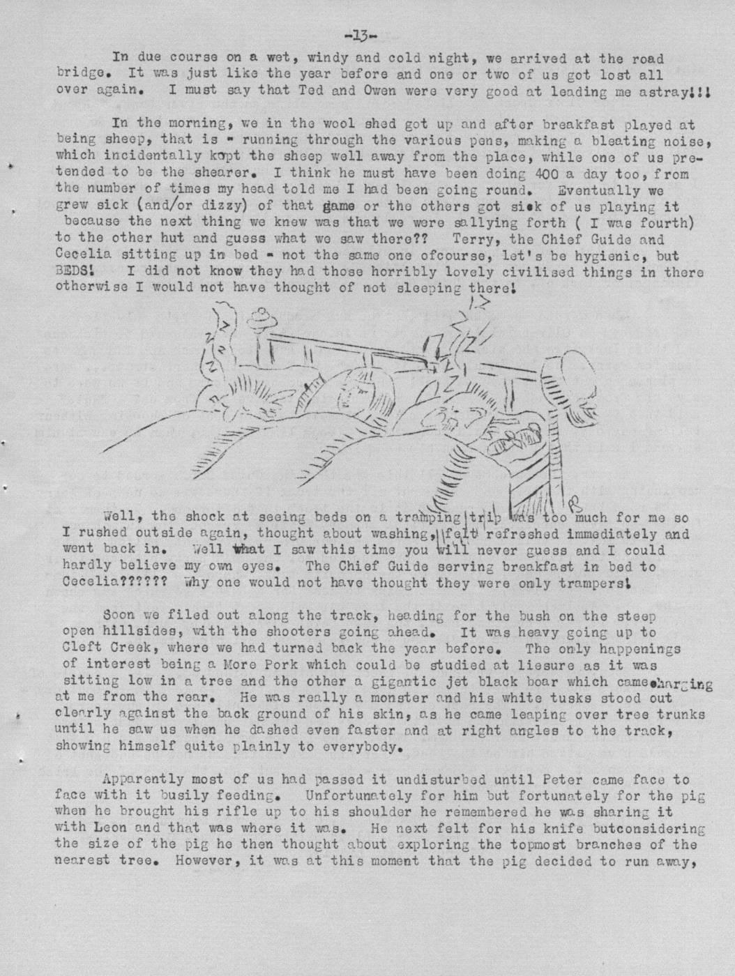 Scanned journal page 2 of 3: April Fools (Ruamahanga)