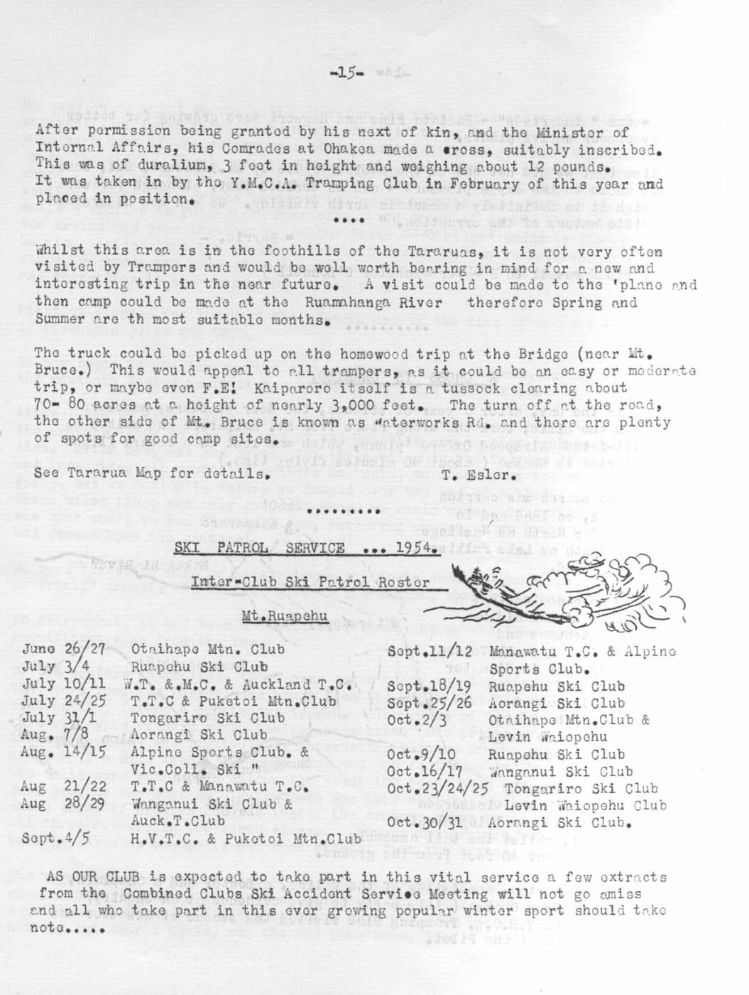 Scanned journal page 2 of 2: A Cross is Carried (Kaiparoro aeroplane wreck)