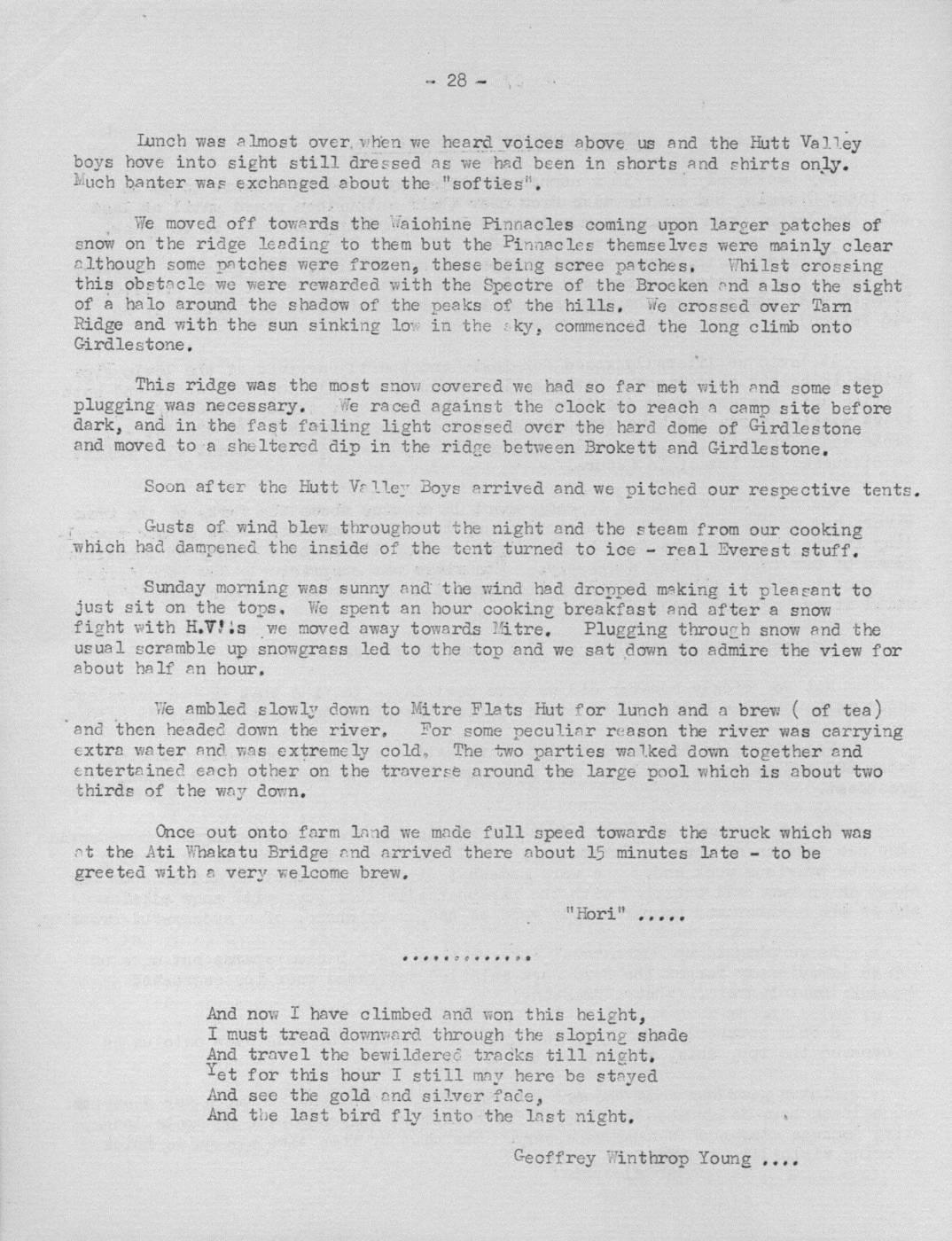Scanned journal page 2 of 3: Winter Northern