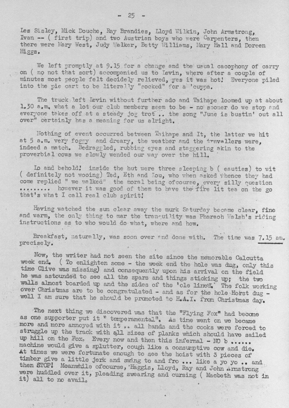 Scanned journal page 2 of 5: Forty Tight Hours Hard Labour and Costs