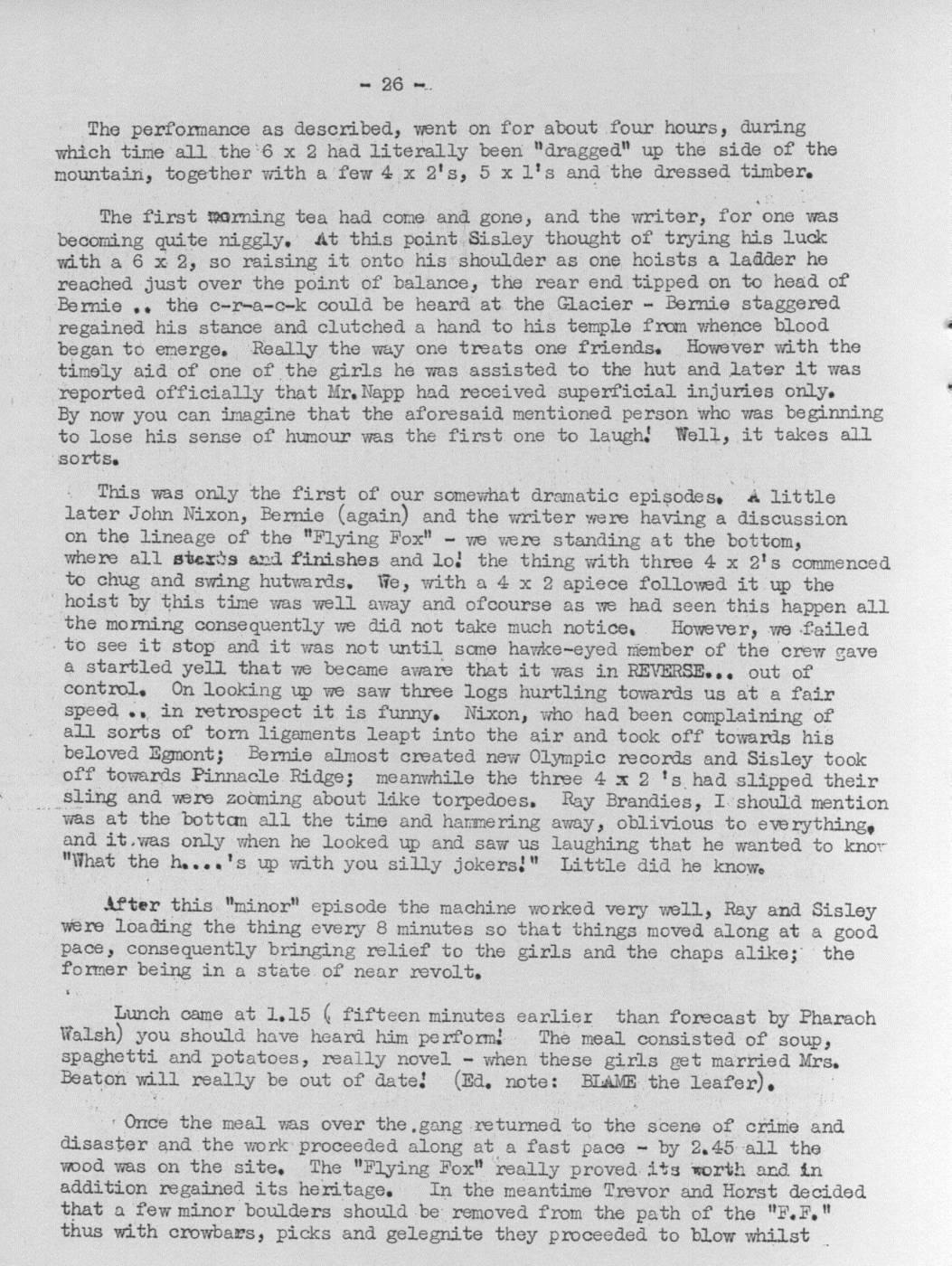 Scanned journal page 3 of 5: Forty Tight Hours Hard Labour and Costs