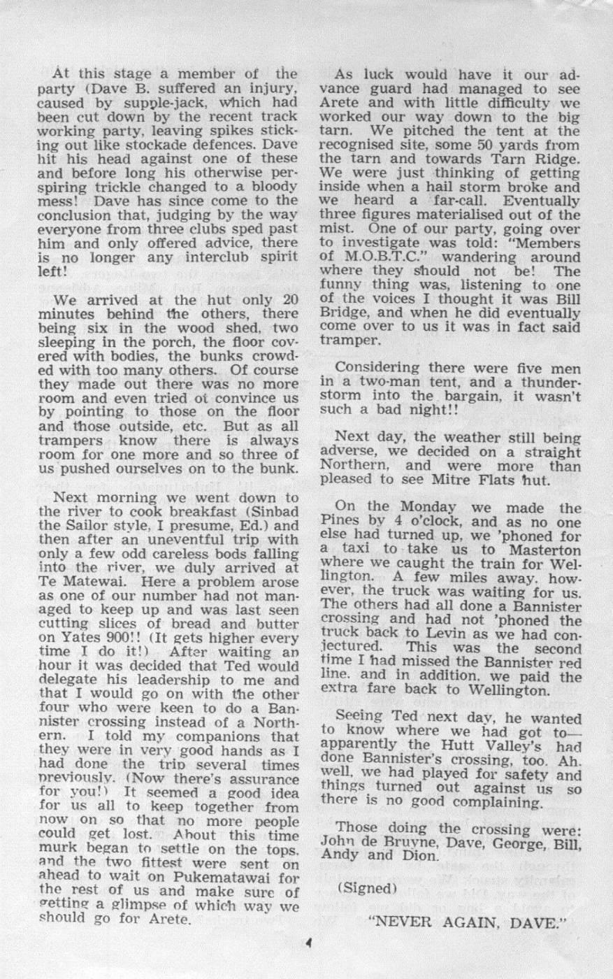 Scanned journal page 2 of 2: The Northern Cursing (Anniversary Weekend)