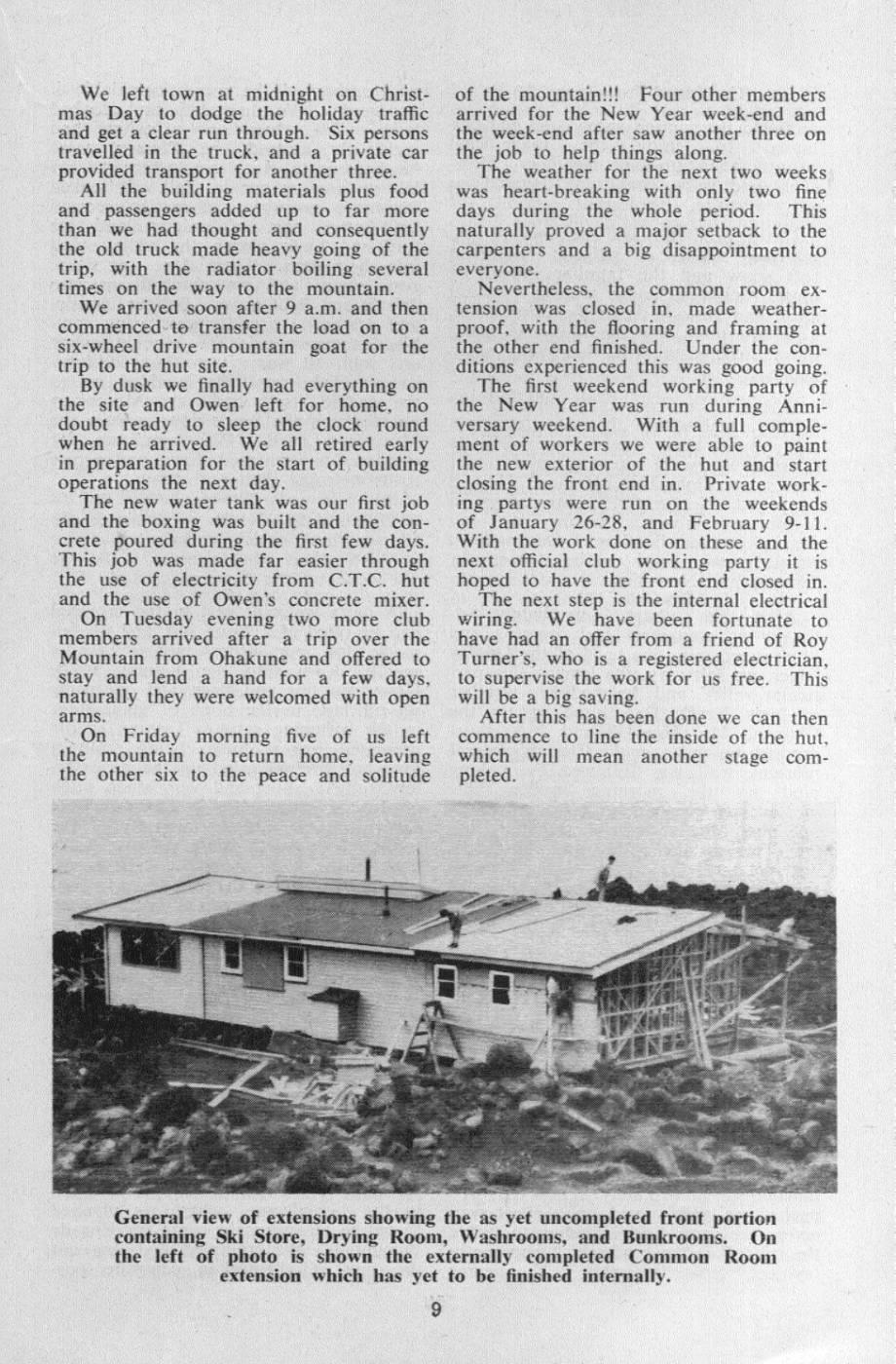 Scanned journal page 2 of 2: Ruapehu Progress Reports