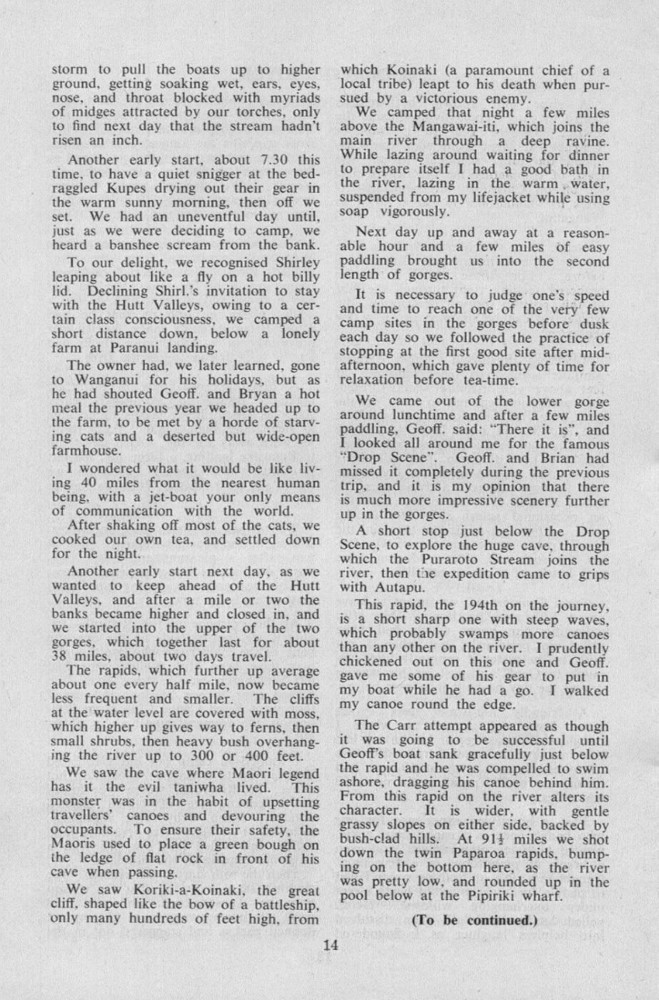 Scanned journal page 2 of 2: Wanganui River