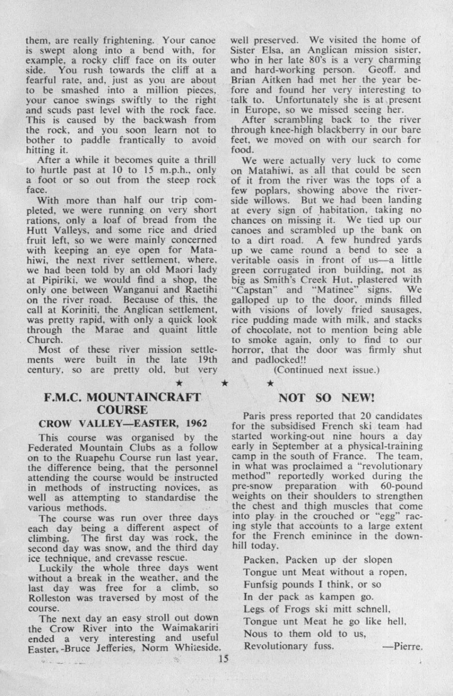 Scanned journal page 1 of 1: Crow Valley-Easter, 1962