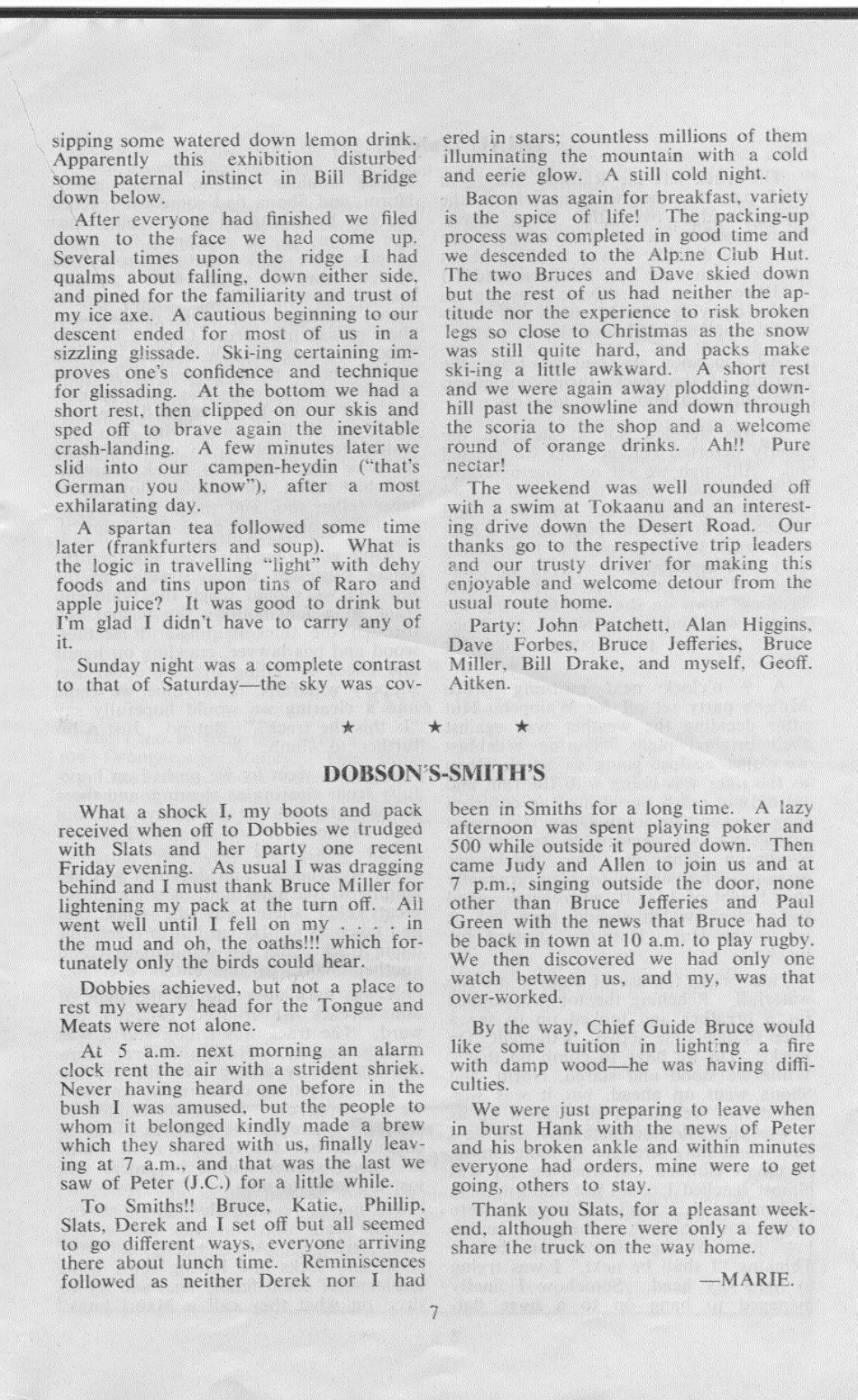Scanned journal page 1 of 1: Dobson's-Smith's