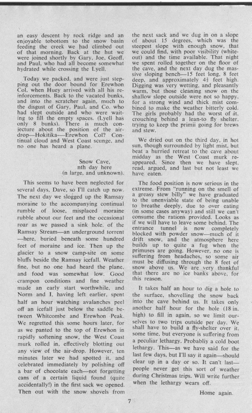 Scanned journal page 2 of 3: Waikanae Next Year (Rakaia Christmas trip)