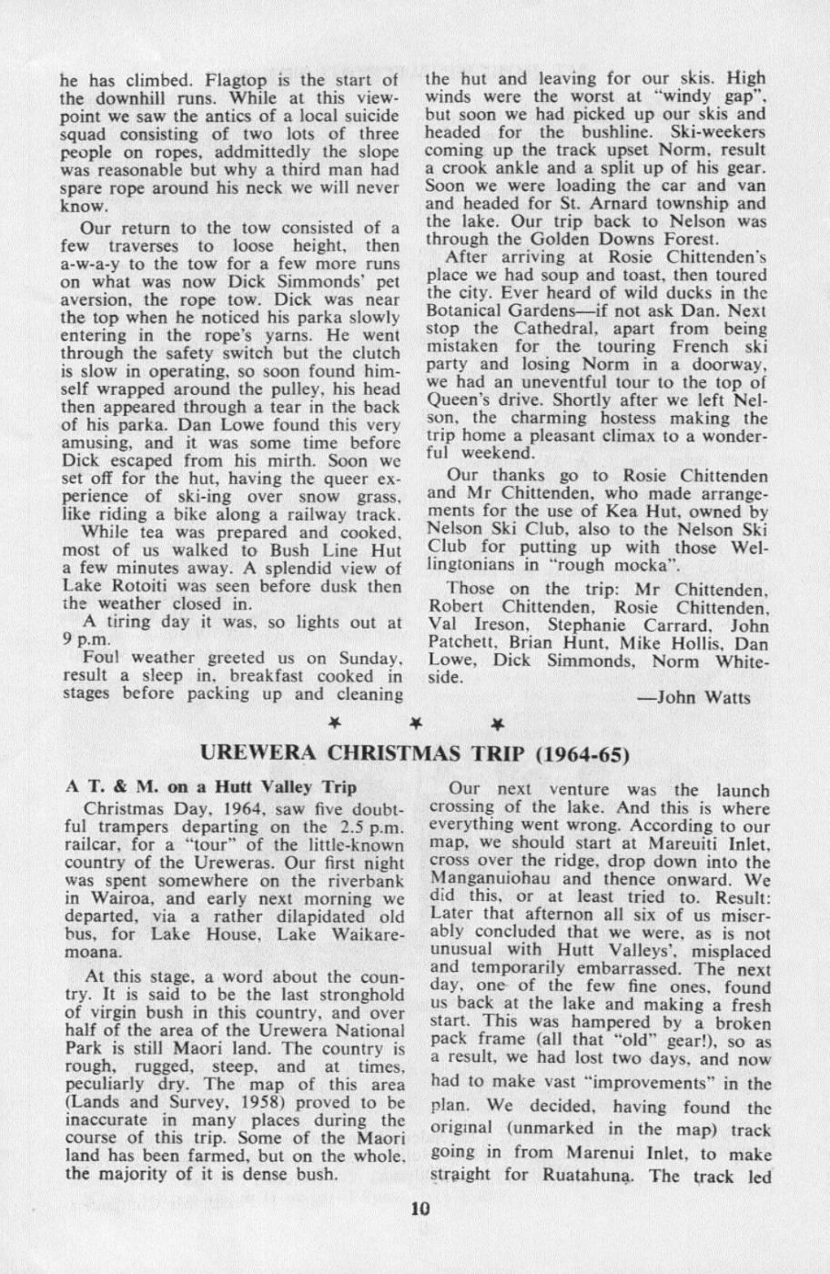 Scanned journal page 2 of 2: Mt. Roberts without the "S"