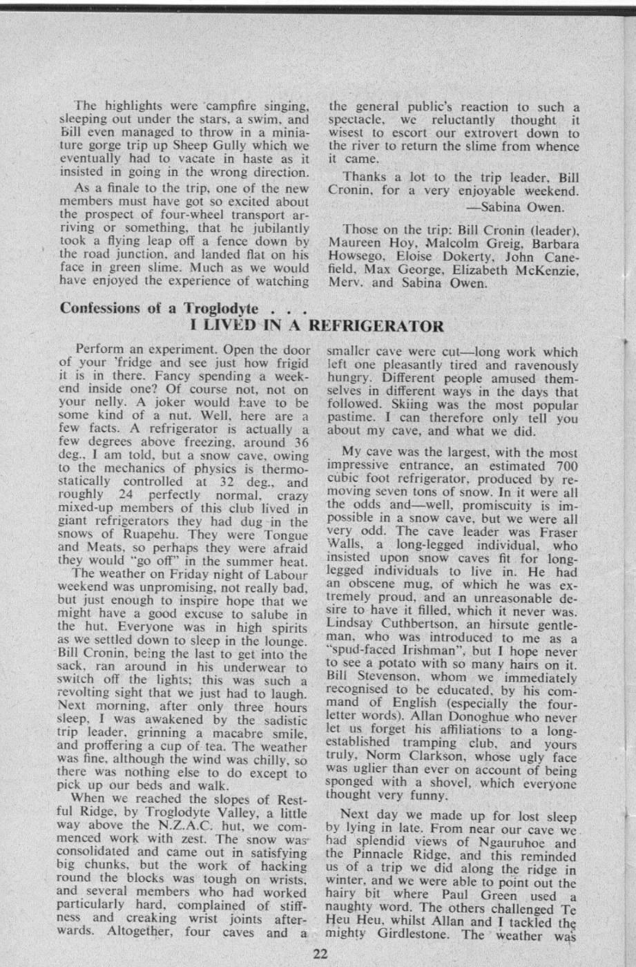 Scanned journal page 2 of 2: Mākara Goldmines Trip