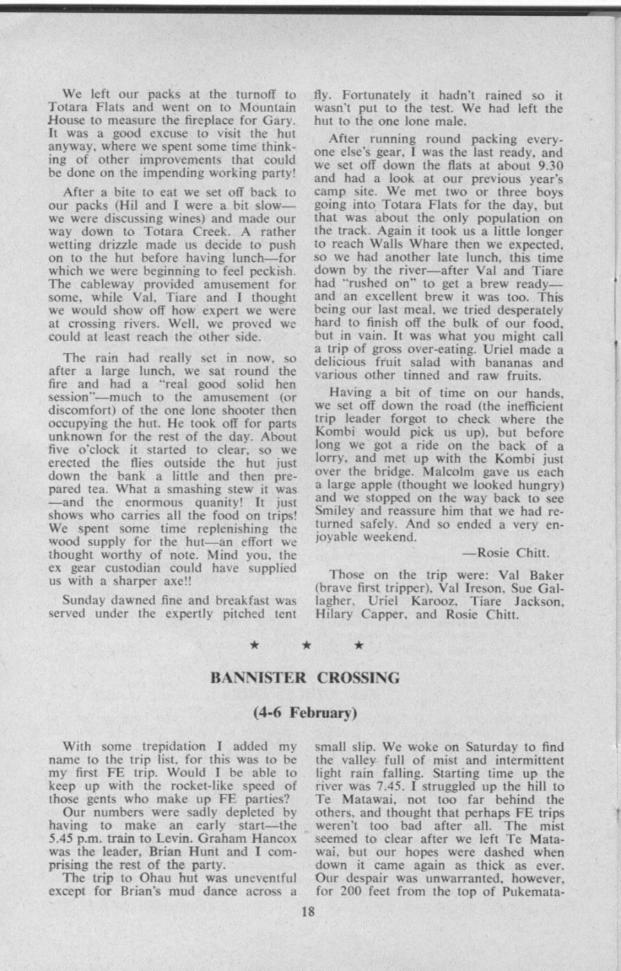 Scanned journal page 1 of 2: Bannister Crossing (4-6 February)
