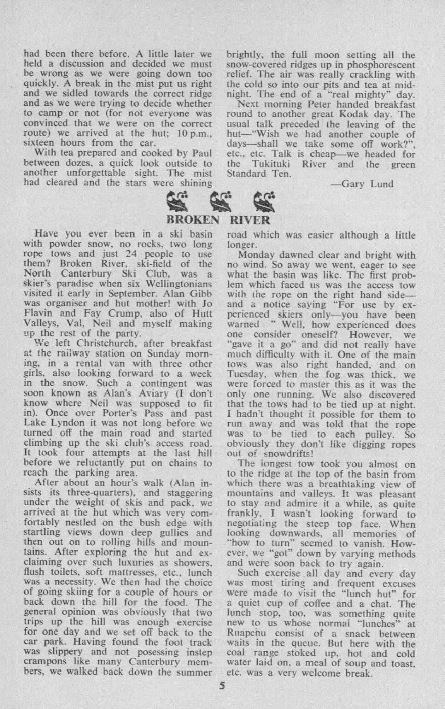Scanned journal page 1 of 2: Broken River