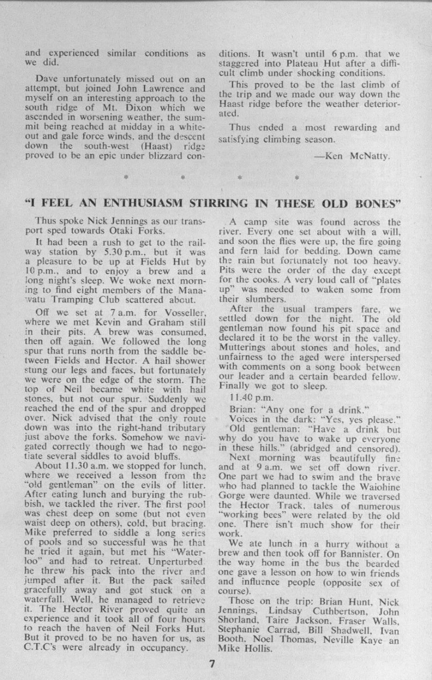 Scanned journal page 2 of 2: An Ascent of Mt. Cook