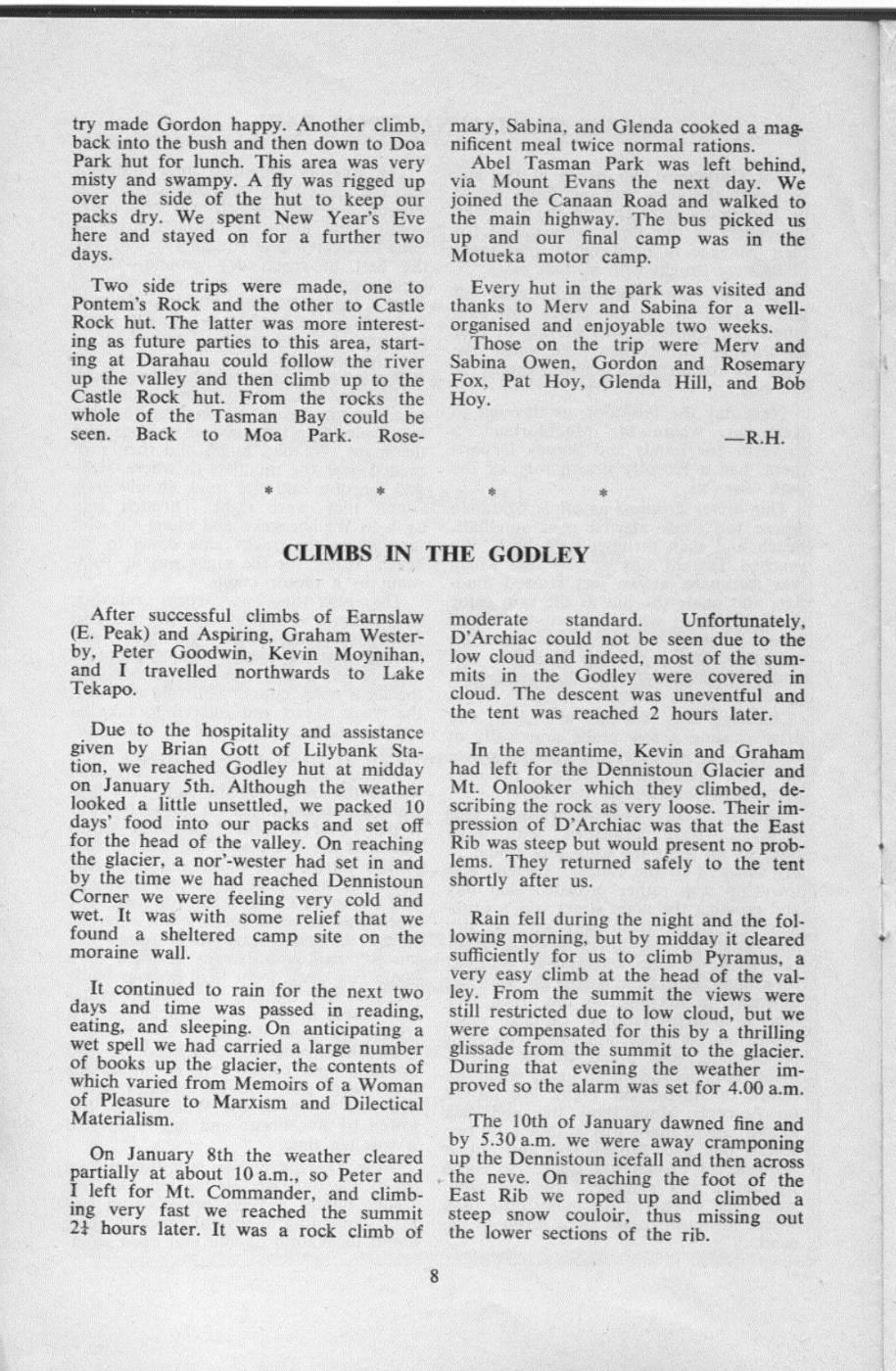 Scanned journal page 2 of 2: Abel Tasman National Park