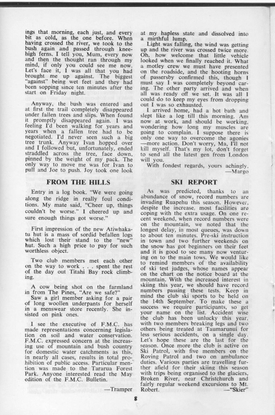 Scanned journal page 3 of 3: A Letter Home (July, '68)
