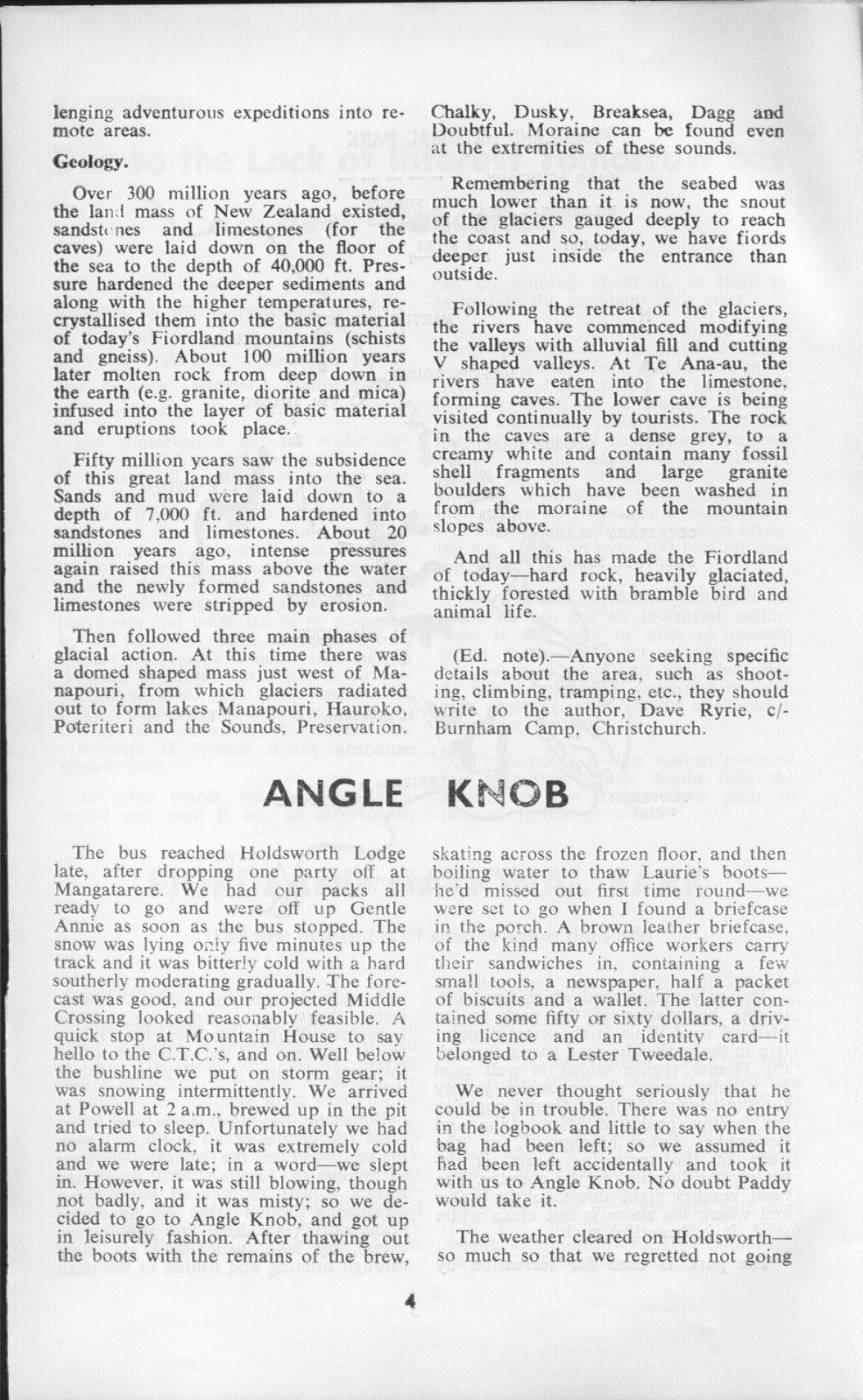 Scanned journal page 1 of 3: Angle Knob