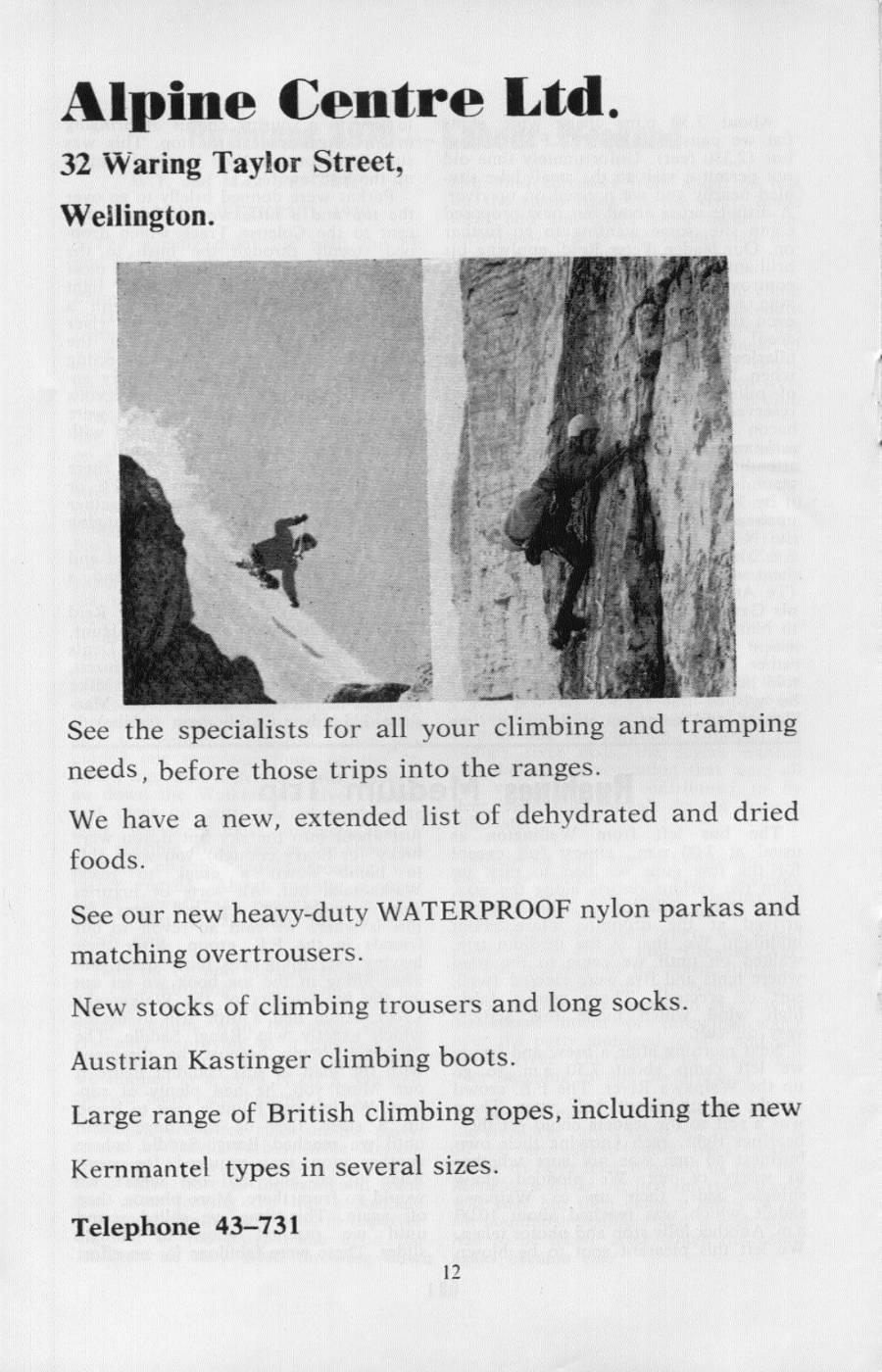 Scanned journal page 3 of 4: Ruahines 1970 - Labour Weekend