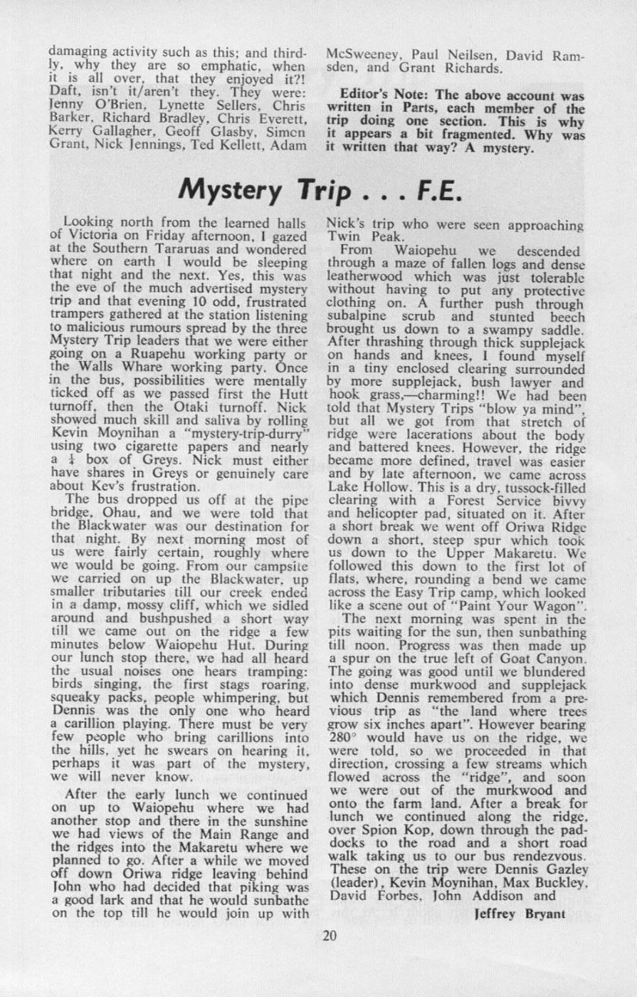 Scanned journal page 2 of 2: Karamea Bend, North-West Nelson