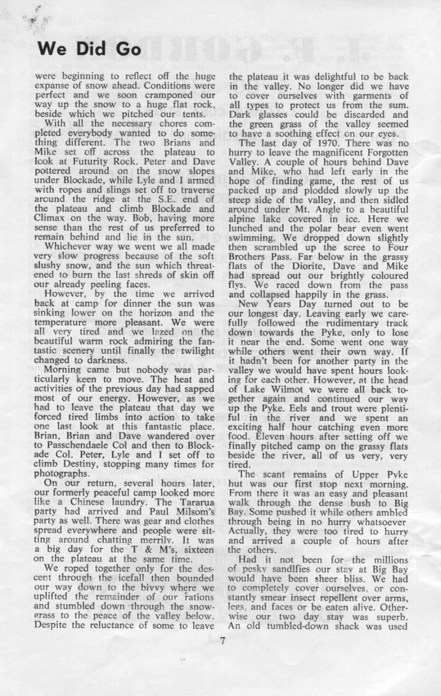 Scanned journal page 2 of 4: A Hunt-ing We Did Go