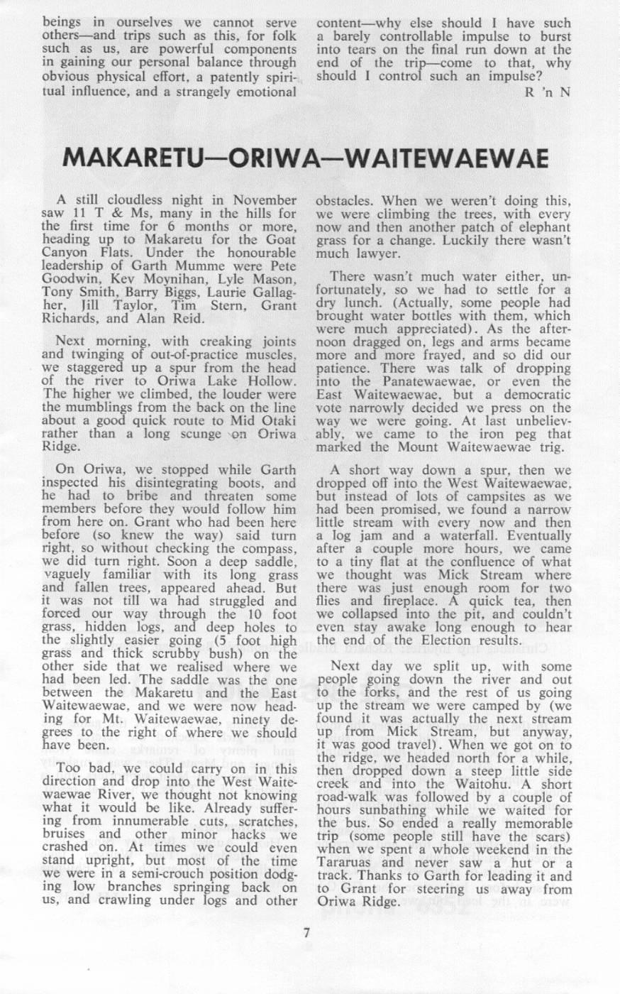 Scanned journal page 5 of 5: Two Semi Solo One Day Southerns