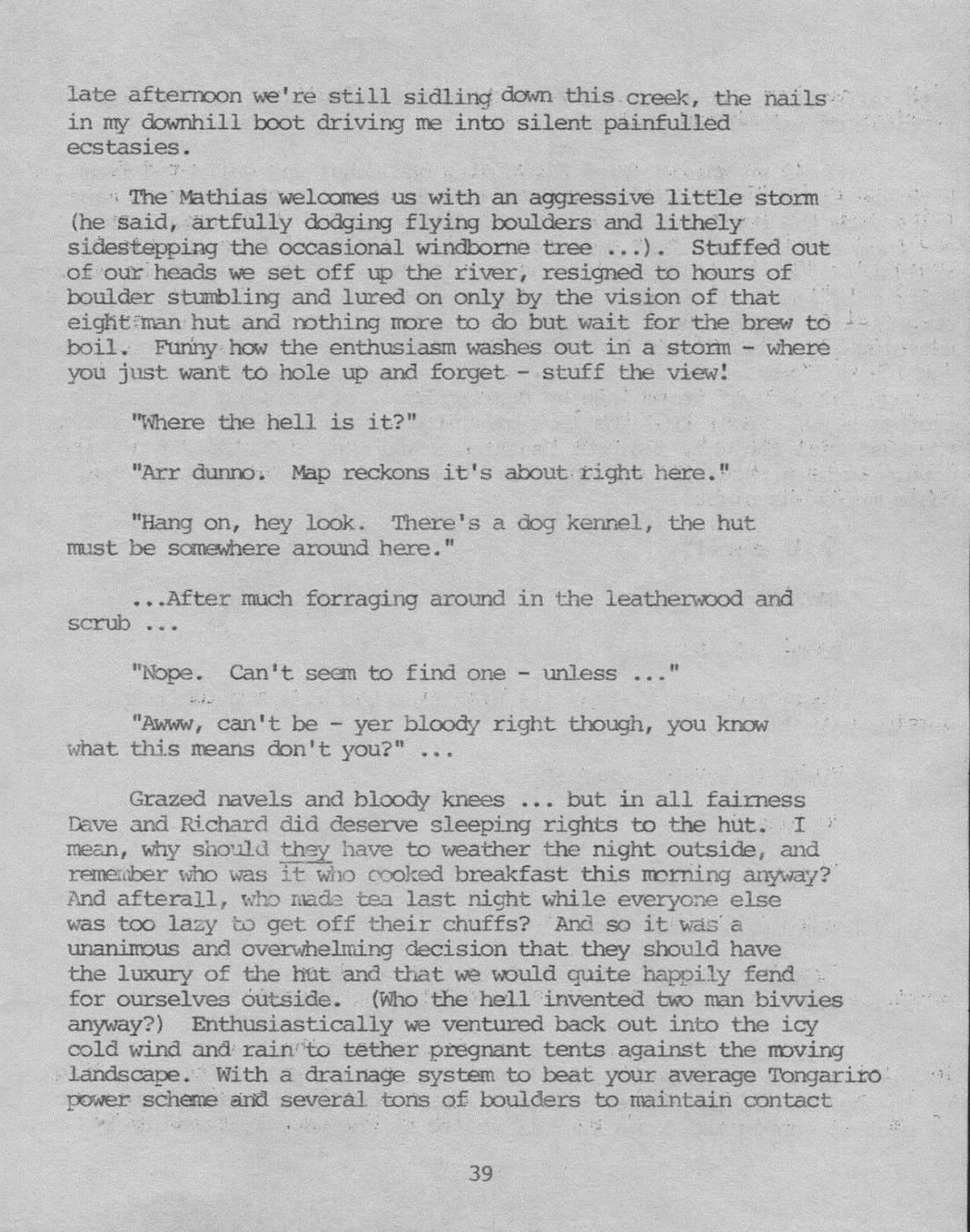 Scanned journal page 4 of 7: Drongos in Westland 1976