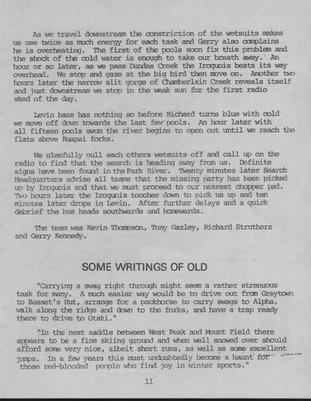 Scanned journal page 2 of 2: A Mid-Winter Swim?
