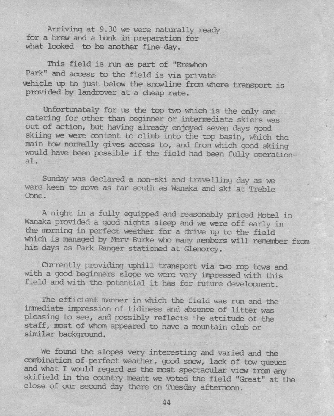 Scanned journal page 2 of 4: Touring Around Those South Island Skifields