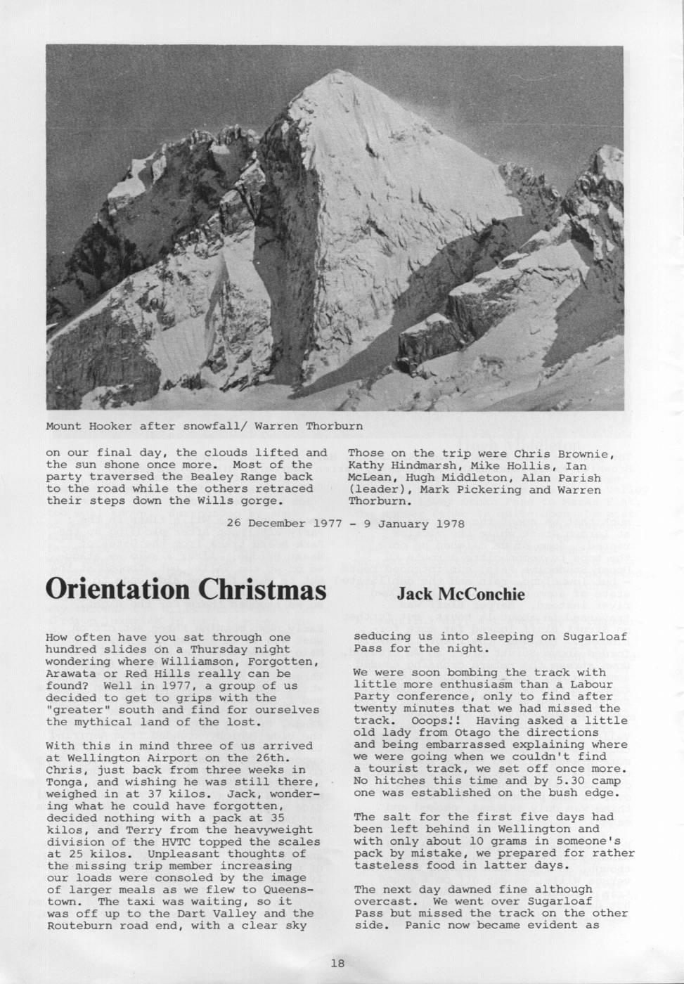 Scanned journal page 1 of 3: Orientation Christmas