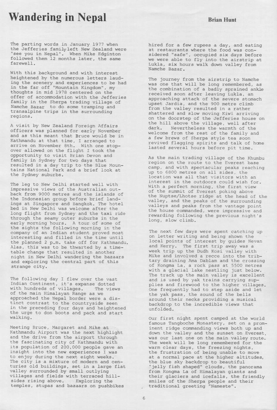 Scanned journal page 3 of 3: Seaward Kaikouras