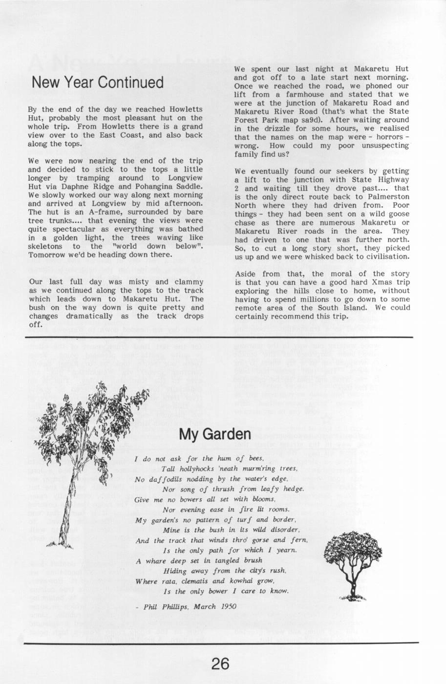 Scanned journal page 3 of 4: A New Year Journey