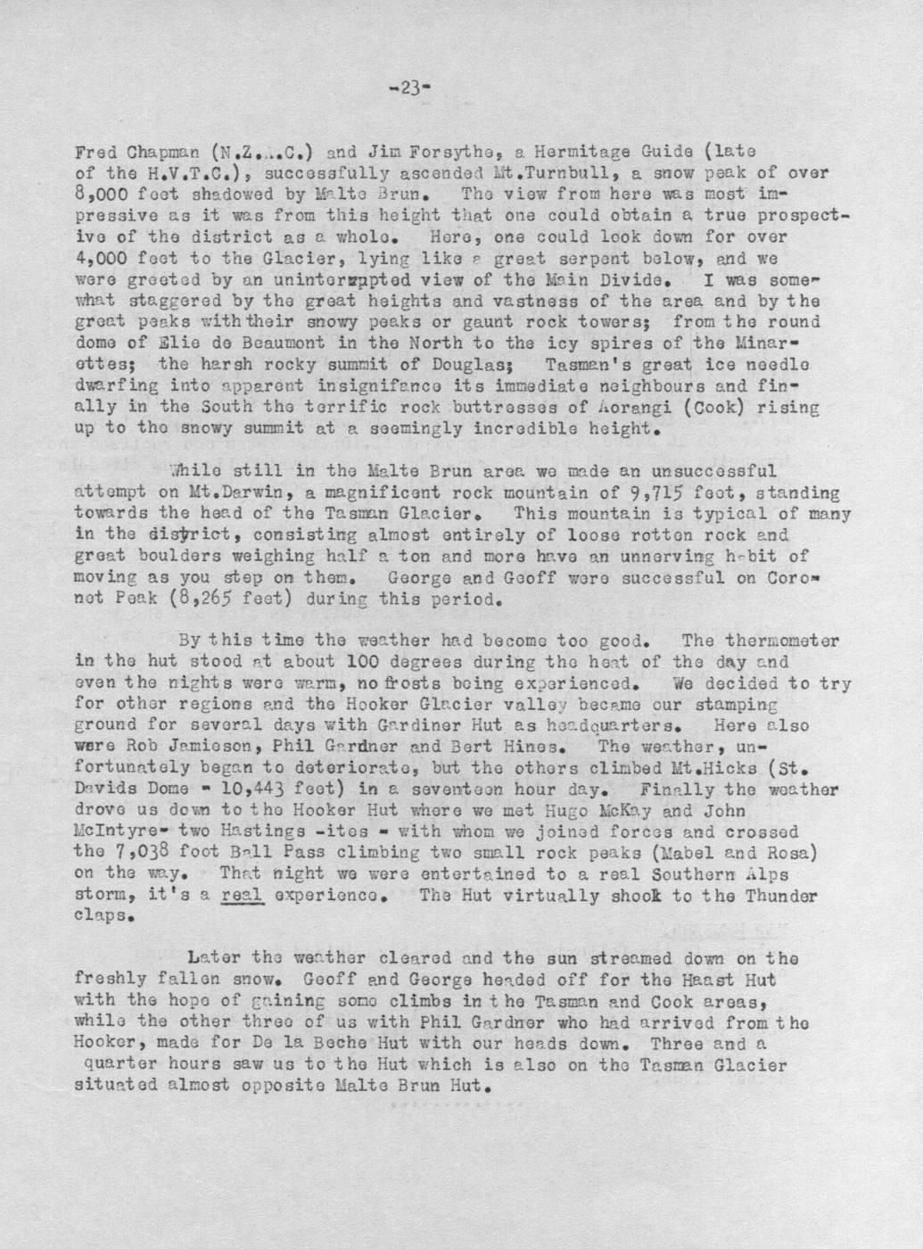 Scanned journal page 2 of 3: Hiking at the Hermitage