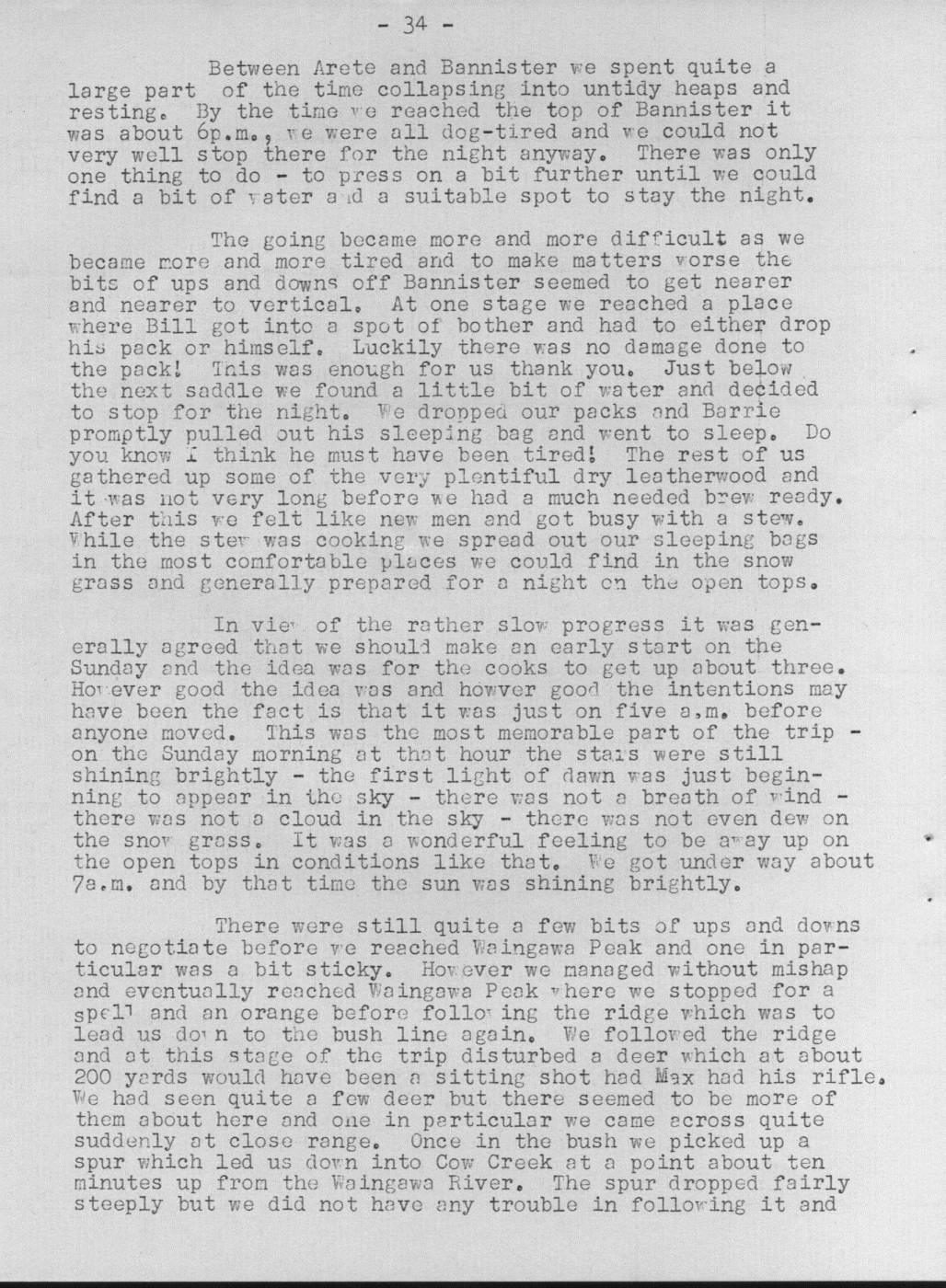 Scanned journal page 3 of 4: Bannister Crossing