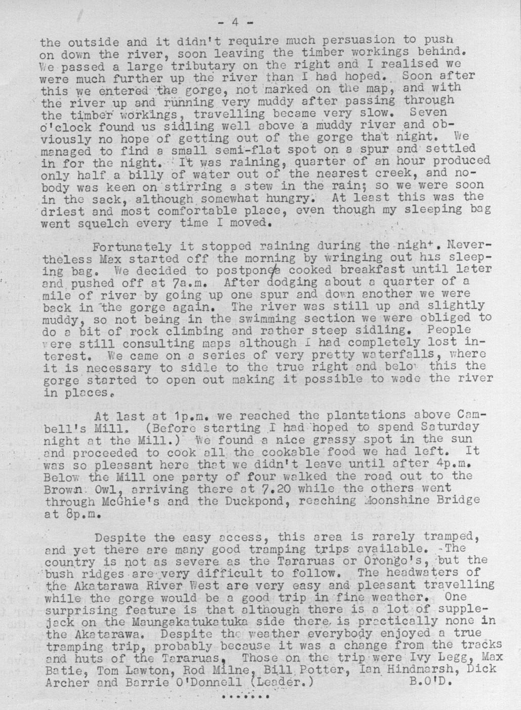Scanned journal page 2 of 3: Ever Been to the Akatarawas?