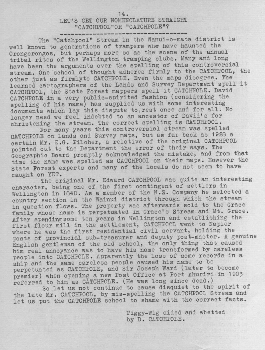Scanned journal page 2 of 2: The Orongos, They A'int Wot They Used to Be