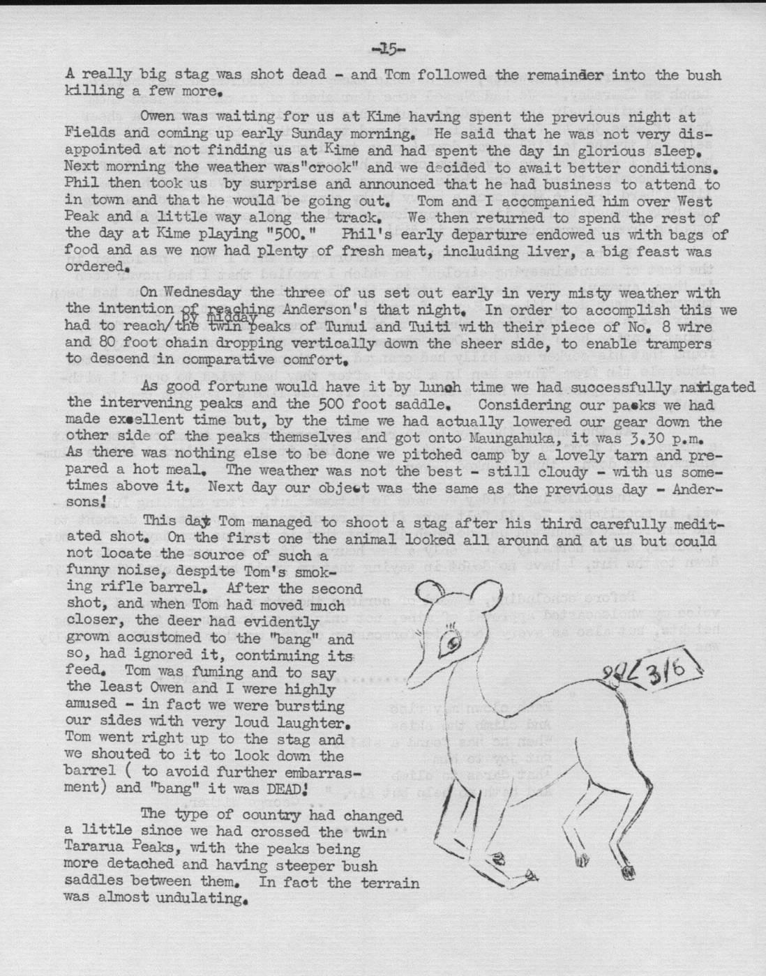Scanned journal page 3 of 6: No Man's Land - The Main Range