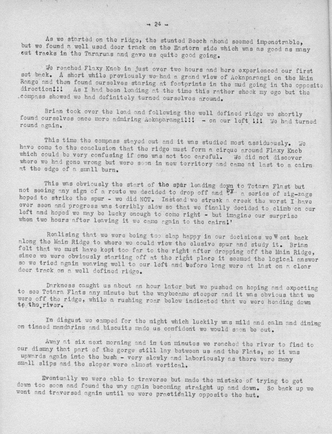 Scanned journal page 2 of 3: High Ridge