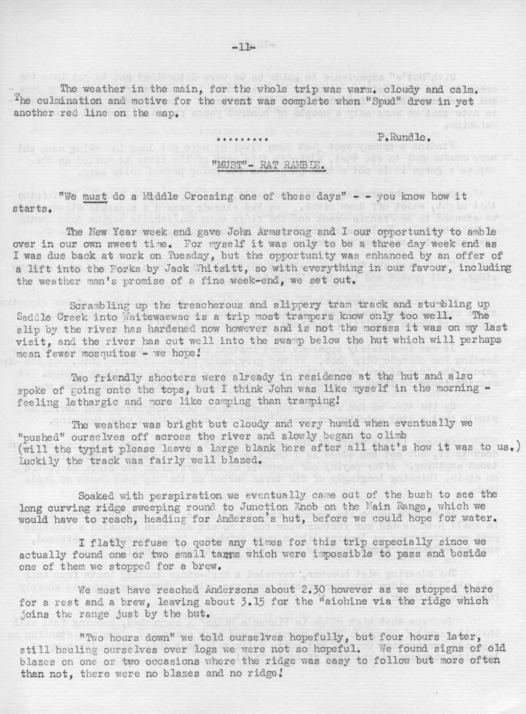 Scanned journal page 2 of 2: Into the Park