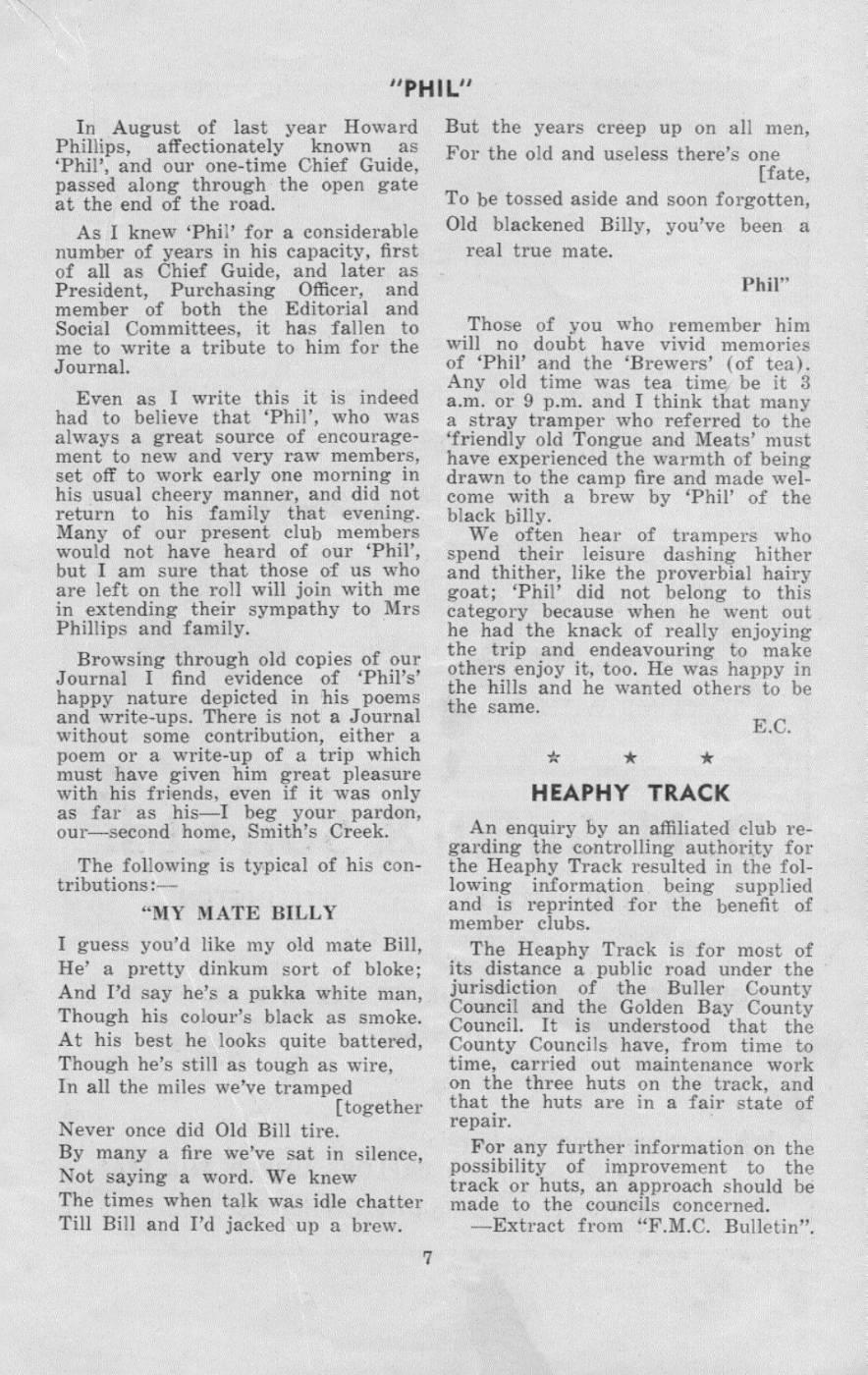 Scanned journal page 4 of 4: A Rakaia Holiday